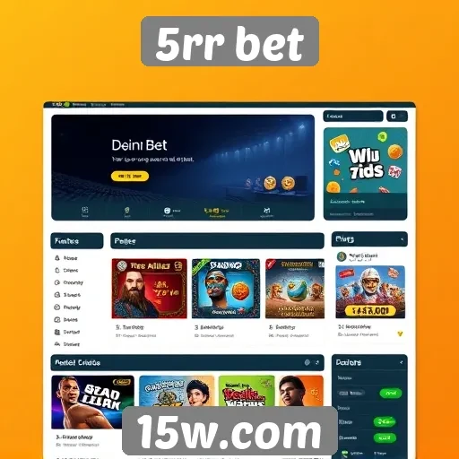 Interface do usuário do 5rr bet é intuitiva e acessível